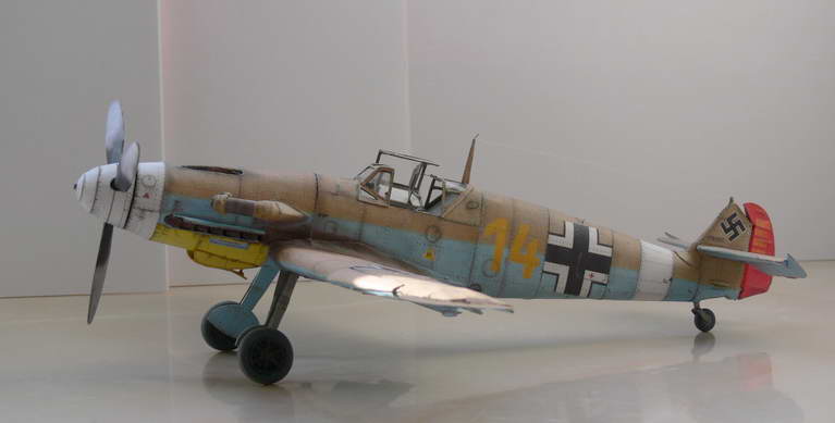 Bf.109 F-4 Картонная модель
