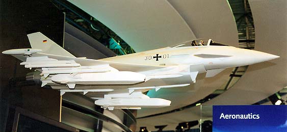 Модель Eurofighter на авиасалоне МАКС-2001