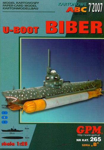 Диверсионная подводная лодка Biber (Бобер)