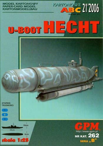 Диверсионная подводная лодка Hecht (Щука)