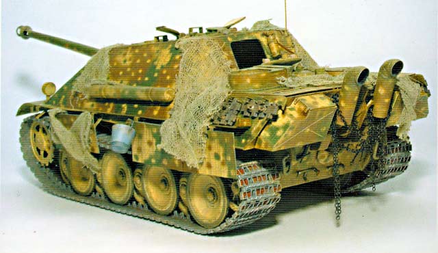 SdKfz.173 JagdPanther, картонная модель 1:25