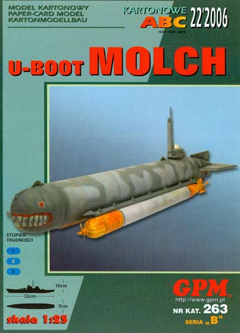 Диверсионная подводная лодка Molch (Саламандра)