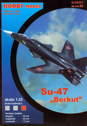 Оптыный истребитель пятого поколения Су-47
