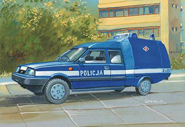 Полицейская машина технического обеспечения Polonez-Poltruck