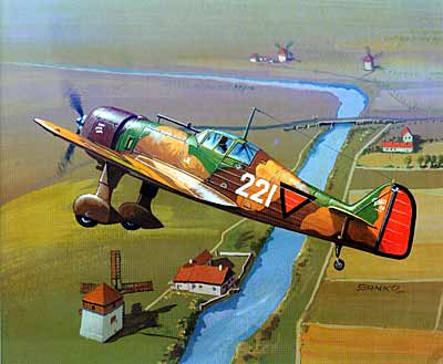 Fokker D.XXI, голландские ВВС