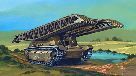 Советский инженерный (мостовой) танк ИТ-28