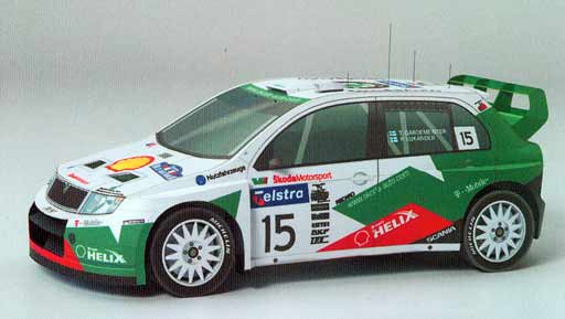 Шкода Fabia WRC, 1:32